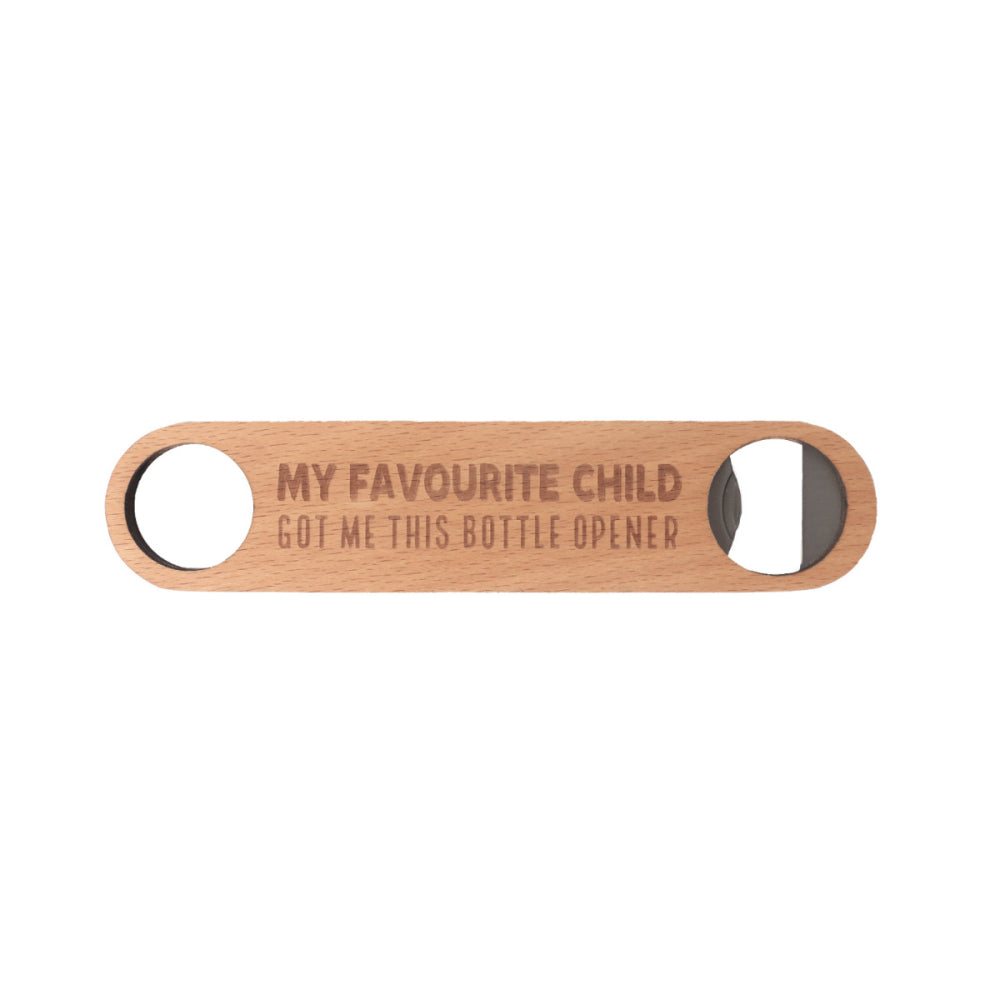 Father's Day Child Wooden Bottle Opener