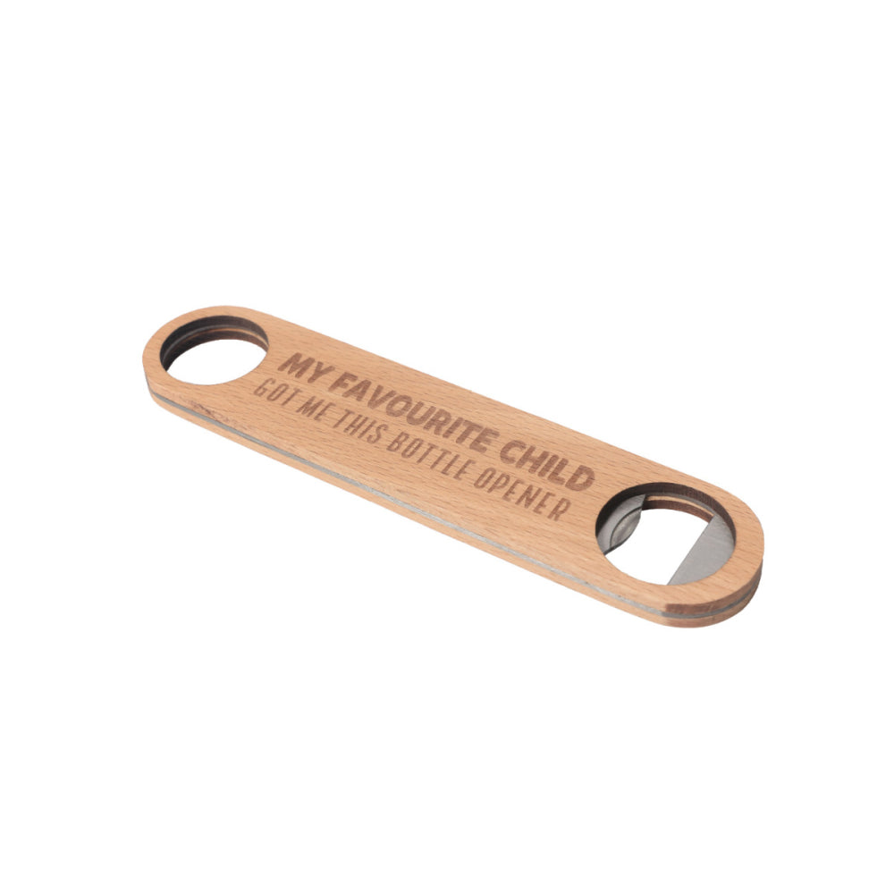 Father's Day Child Wooden Bottle Opener