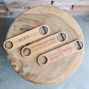 Father's Day Child Wooden Bottle Opener