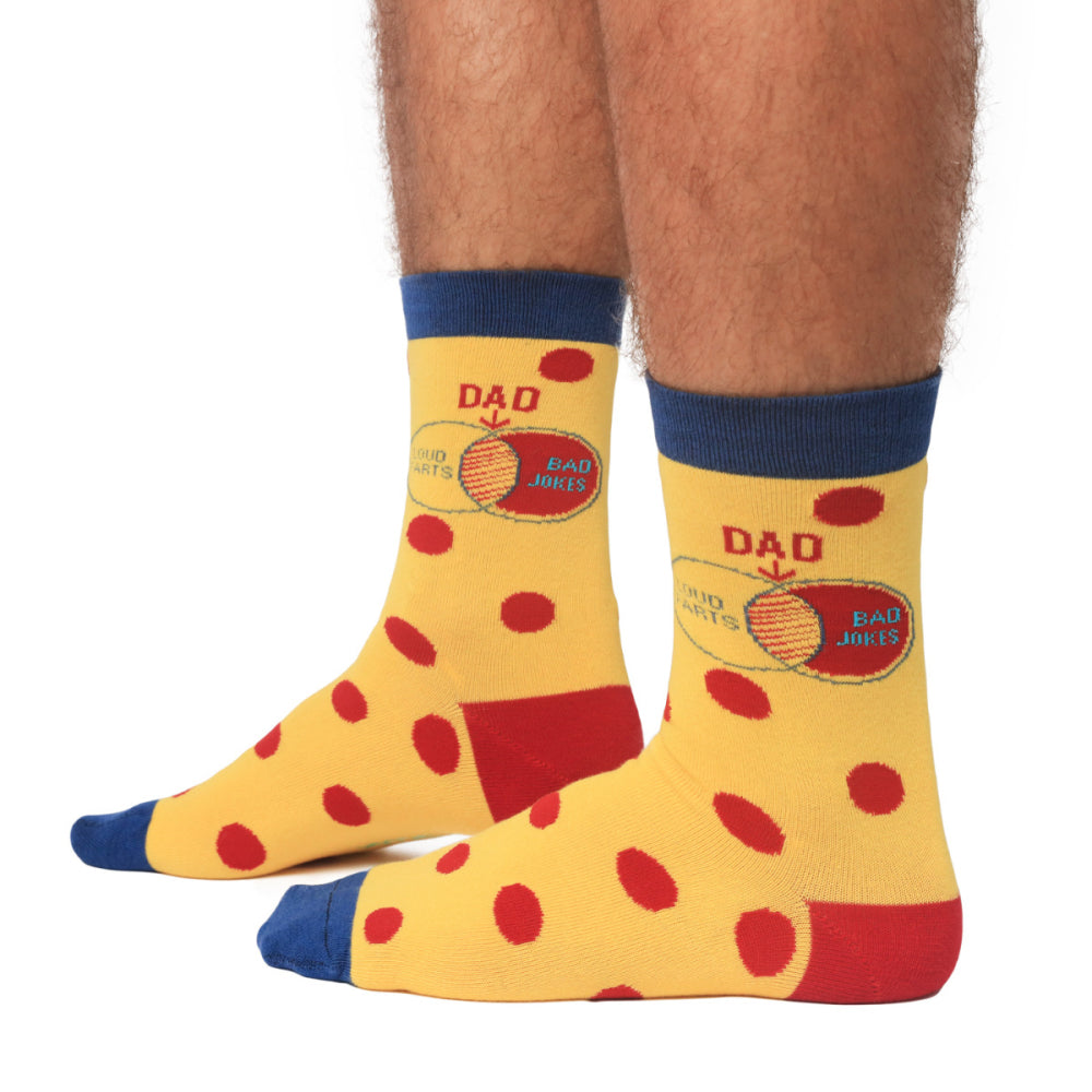 Father's Day Bad Jokes Socks