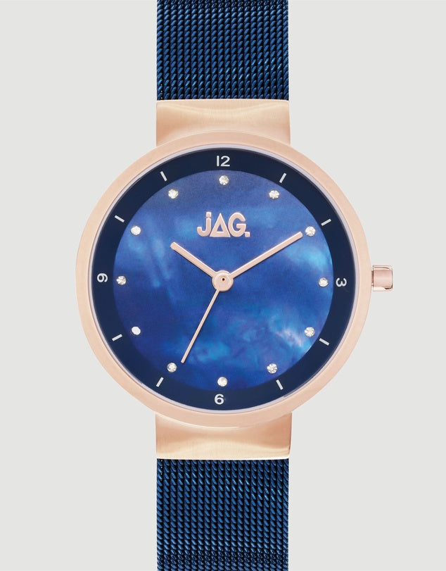 Jag Watch Ladies Blue Band Watch
