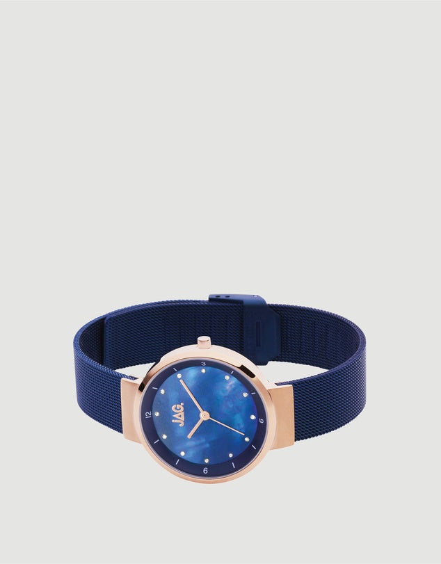 Jag Watch Ladies Blue Band Watch