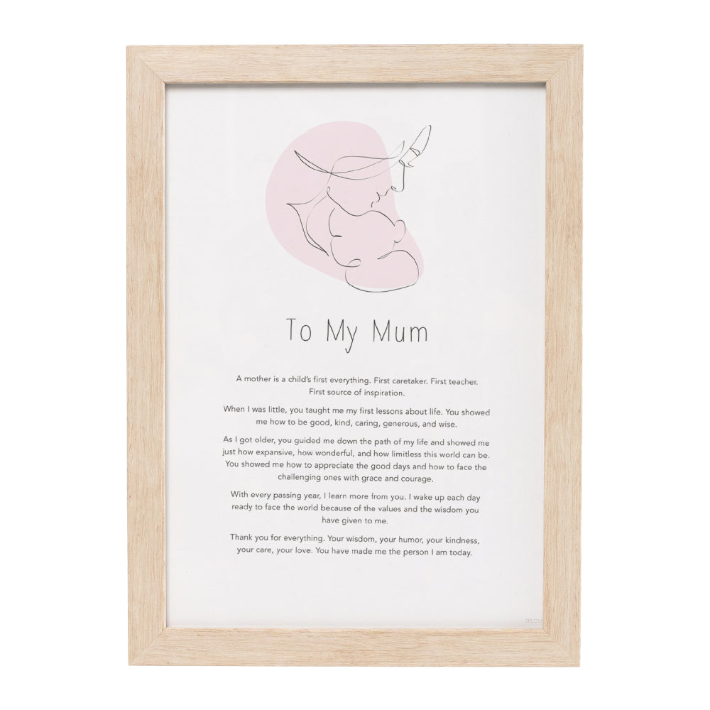 Gift Of Words - To My Mum