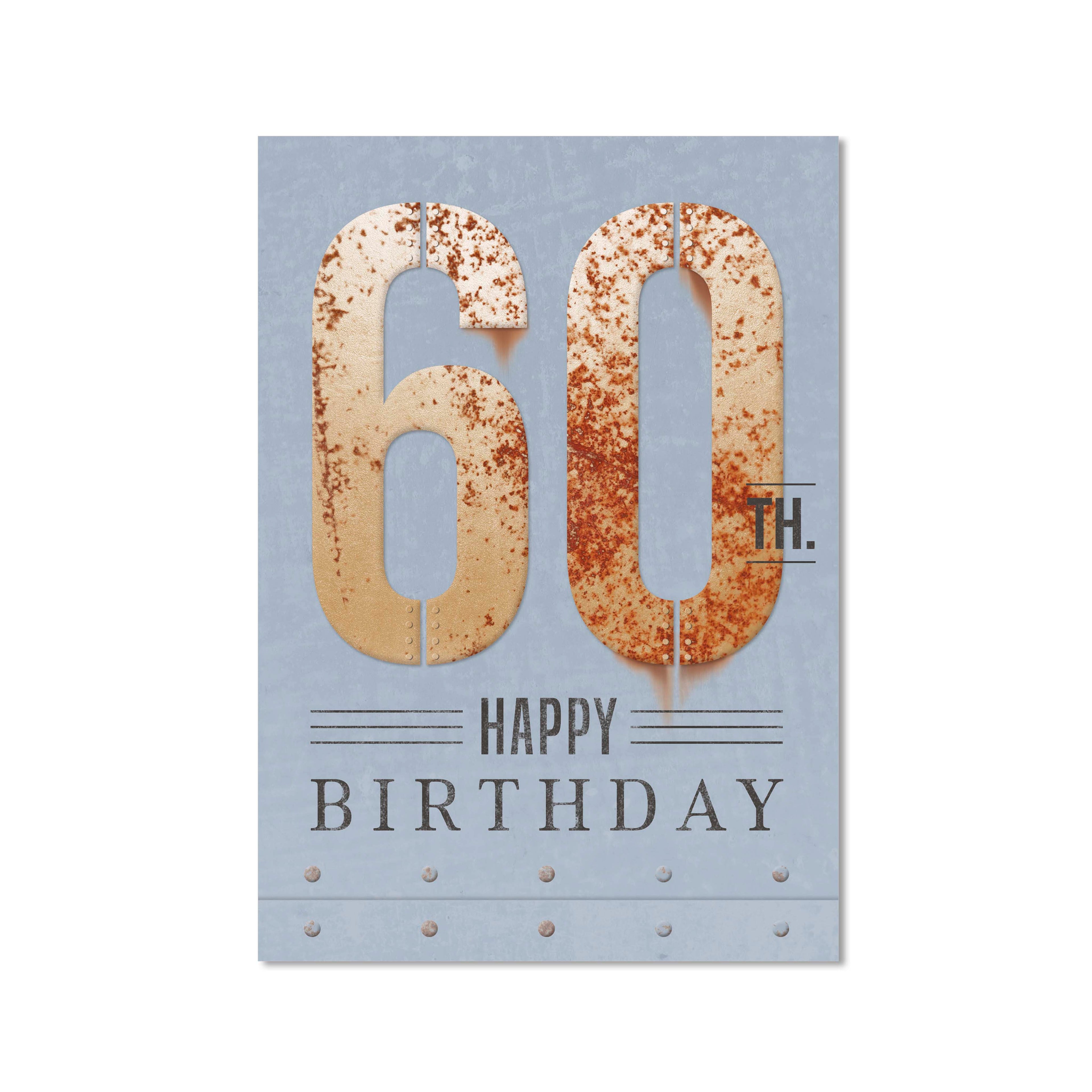 60th Birthday Cards