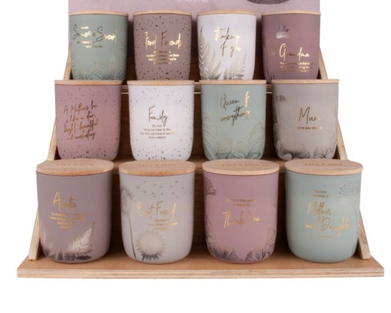 SENTIMENT CANDLE COLLECTION – Lazy Frog Gifts
