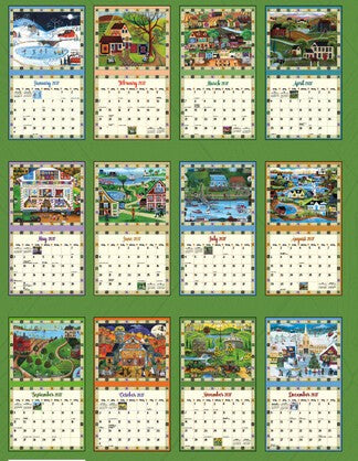 Country Sampler Wall Calendar