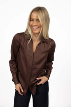 Humidity - Poppy Shirt Cocoa [siz:10]