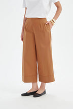 Classic Lyocell Pant - Russet [siz:large]