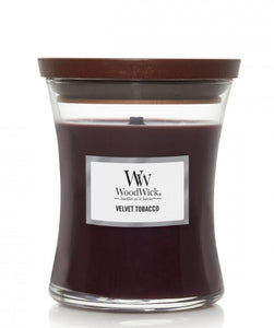 Woodwick Medium Candle Velvet Tobacco