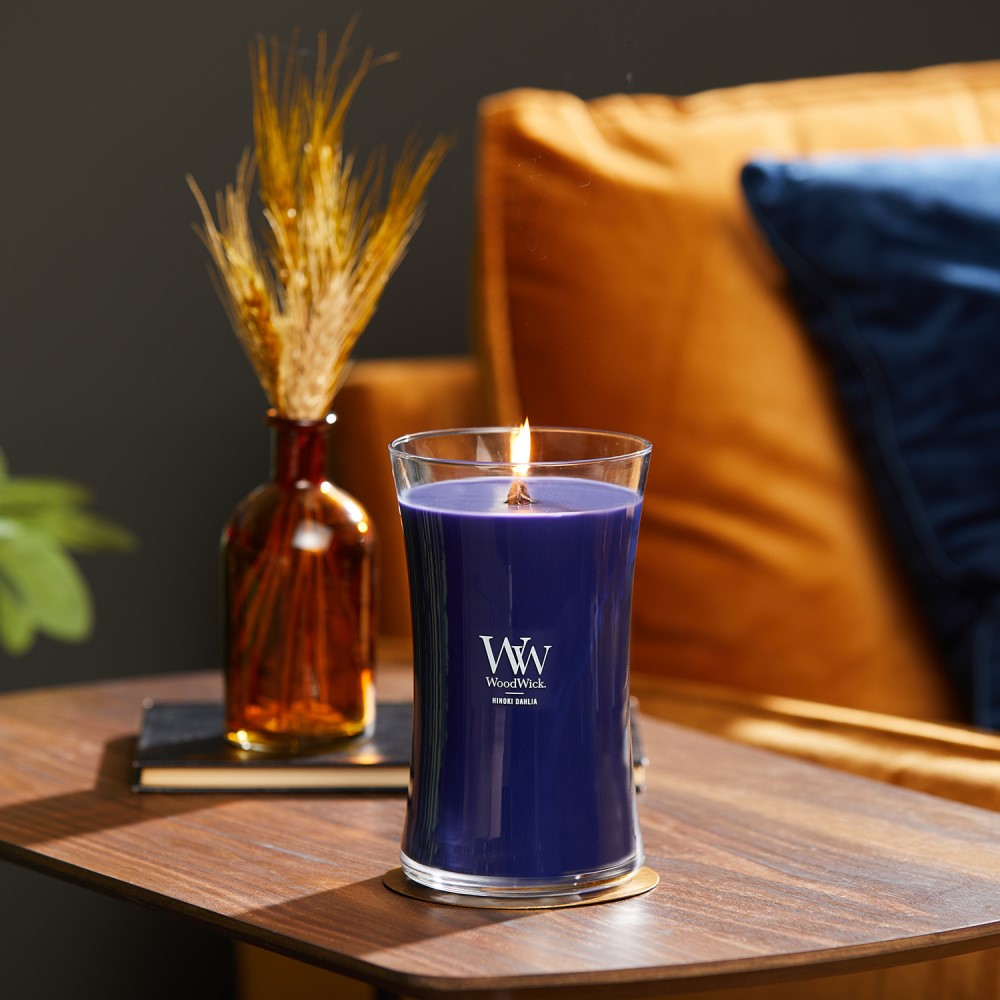 Woodwick Large Candle- Hinoki Dahlia