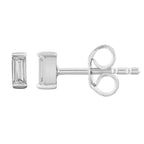 9k W/g 0.08 Ct Diamond Stud