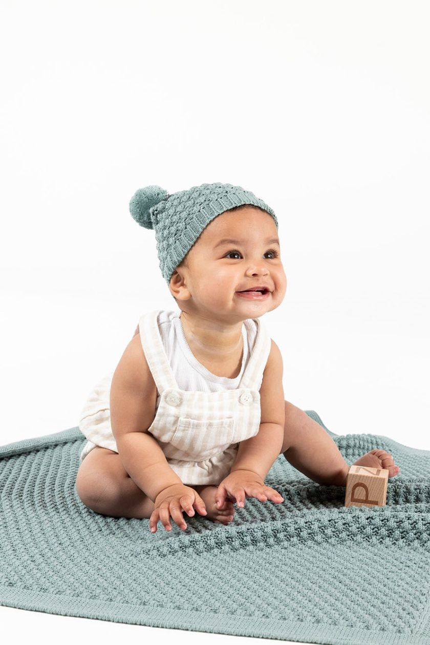 Mini Popcorn Blanket [col:stone]