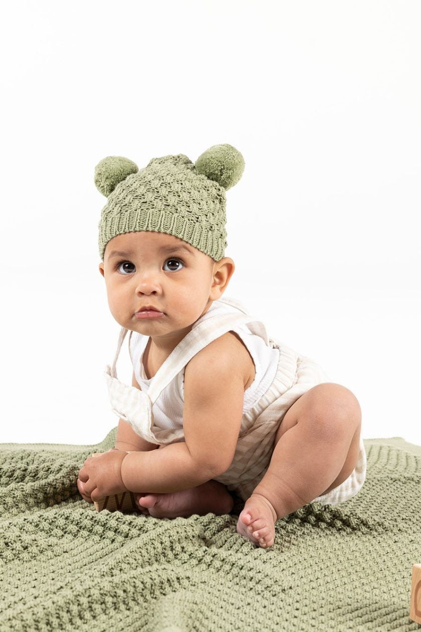 Mini Popcorn Blanket [col:stone]