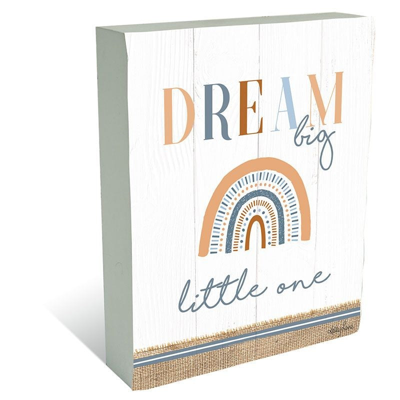Oh Baby Boy Dream Big Little One Plaque Block