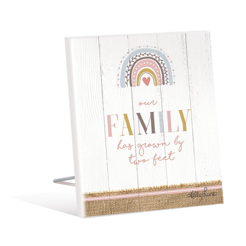 Oh Baby Girl Family Sentiment Plaque