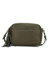 Load image into Gallery viewer, Raven Dark Olive Crossbody Bag
