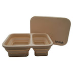 Smoosh Latte Silicone Collapsible Lunch Box
