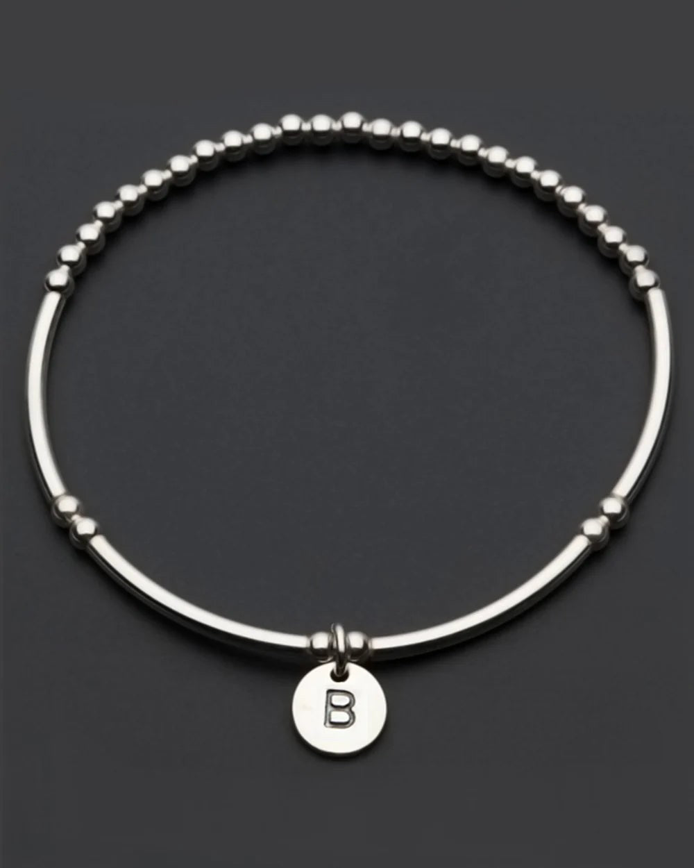 Sterling Silver - Alphabet Bracelet [sty:f]