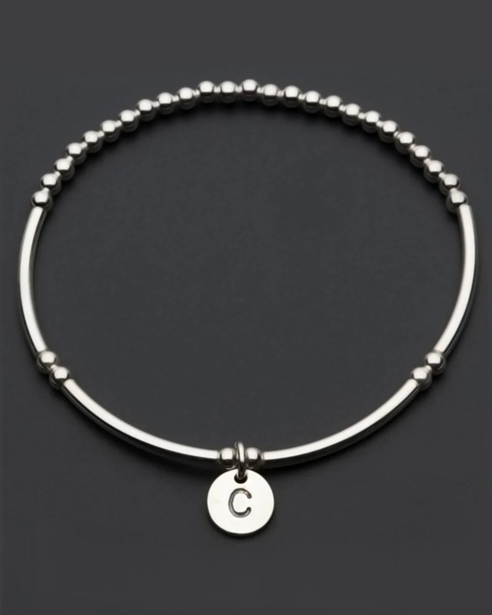 Sterling Silver - Alphabet Bracelet [sty:g]