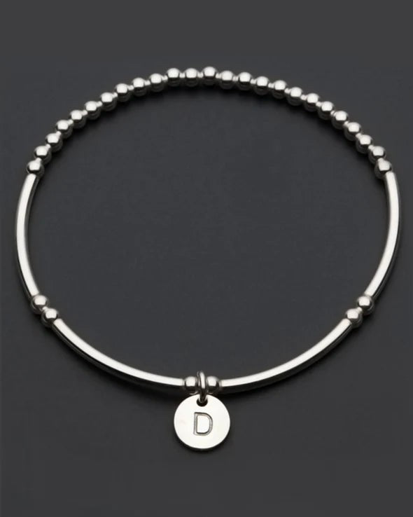 Sterling Silver - Alphabet Bracelet [sty:h]