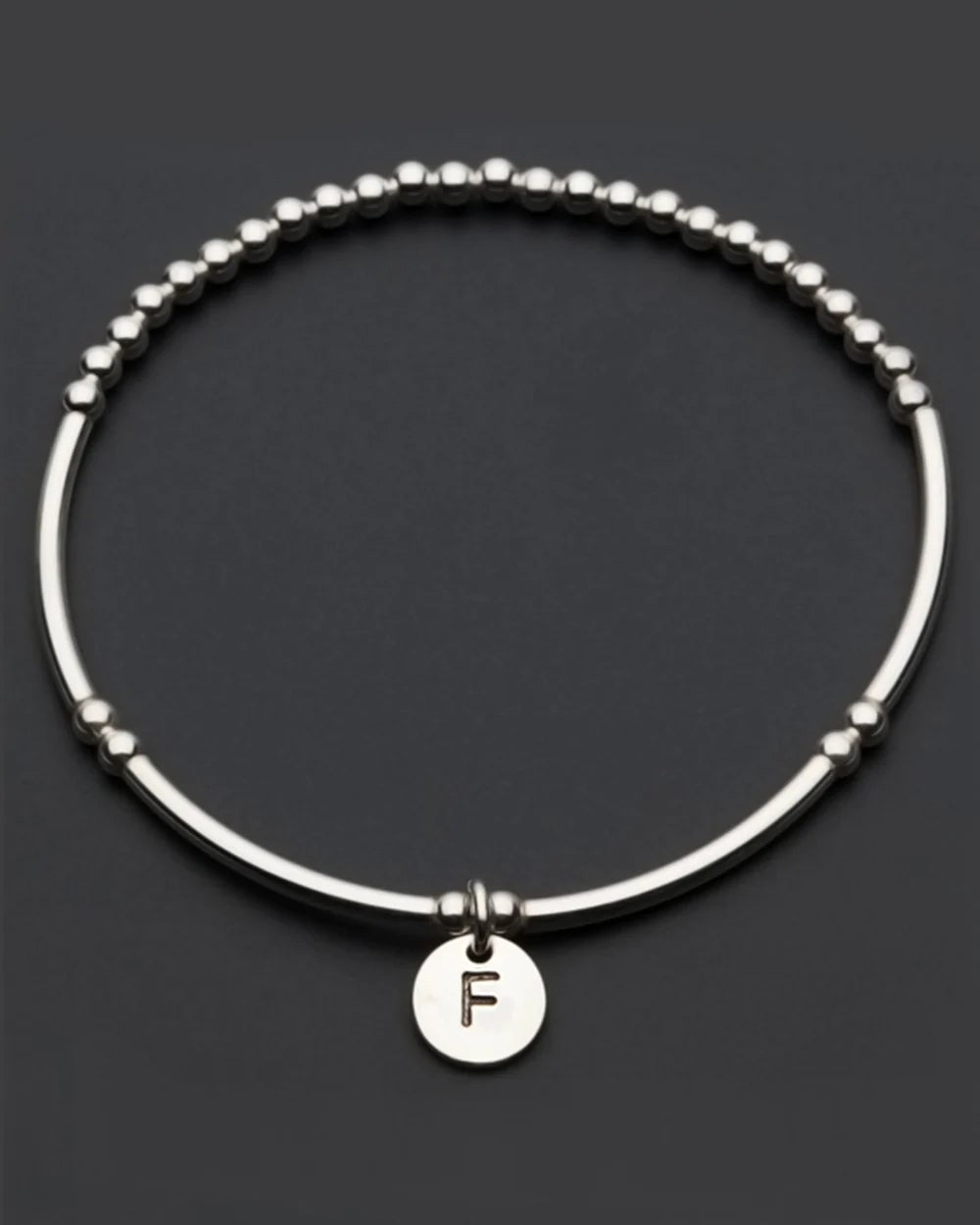 Sterling Silver - Alphabet Bracelet [sty:j]
