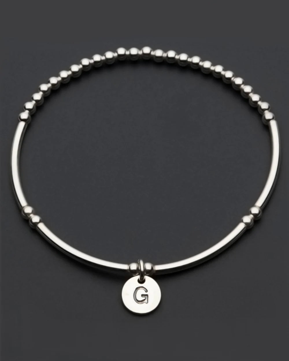 Sterling Silver - Alphabet Bracelet [sty:k]