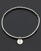 Sterling Silver - Alphabet Bracelet [sty:p]