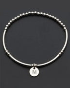 Sterling Silver - Alphabet Bracelet [sty:q]