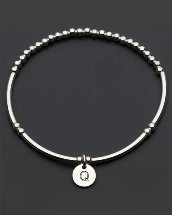 Sterling Silver - Alphabet Bracelet [sty:u]