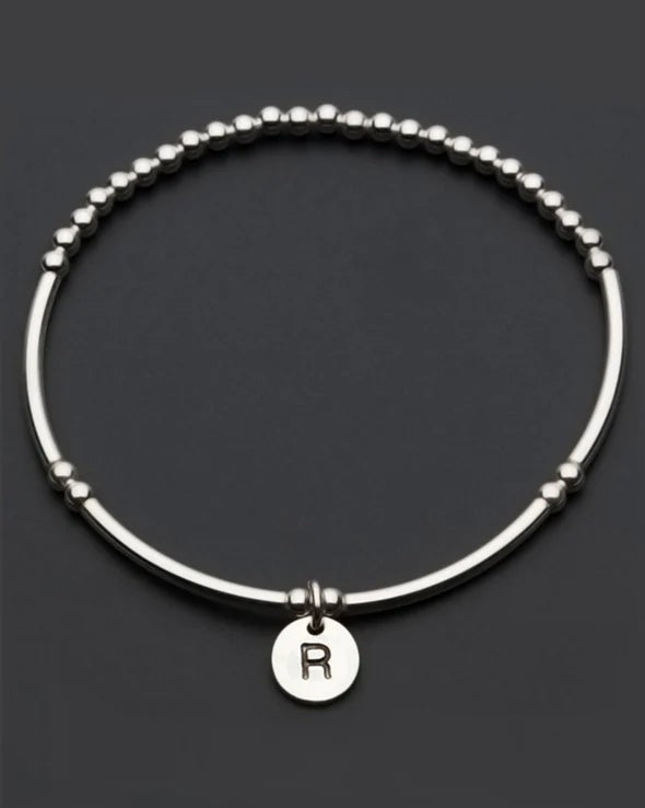 Sterling Silver - Alphabet Bracelet [sty:v]