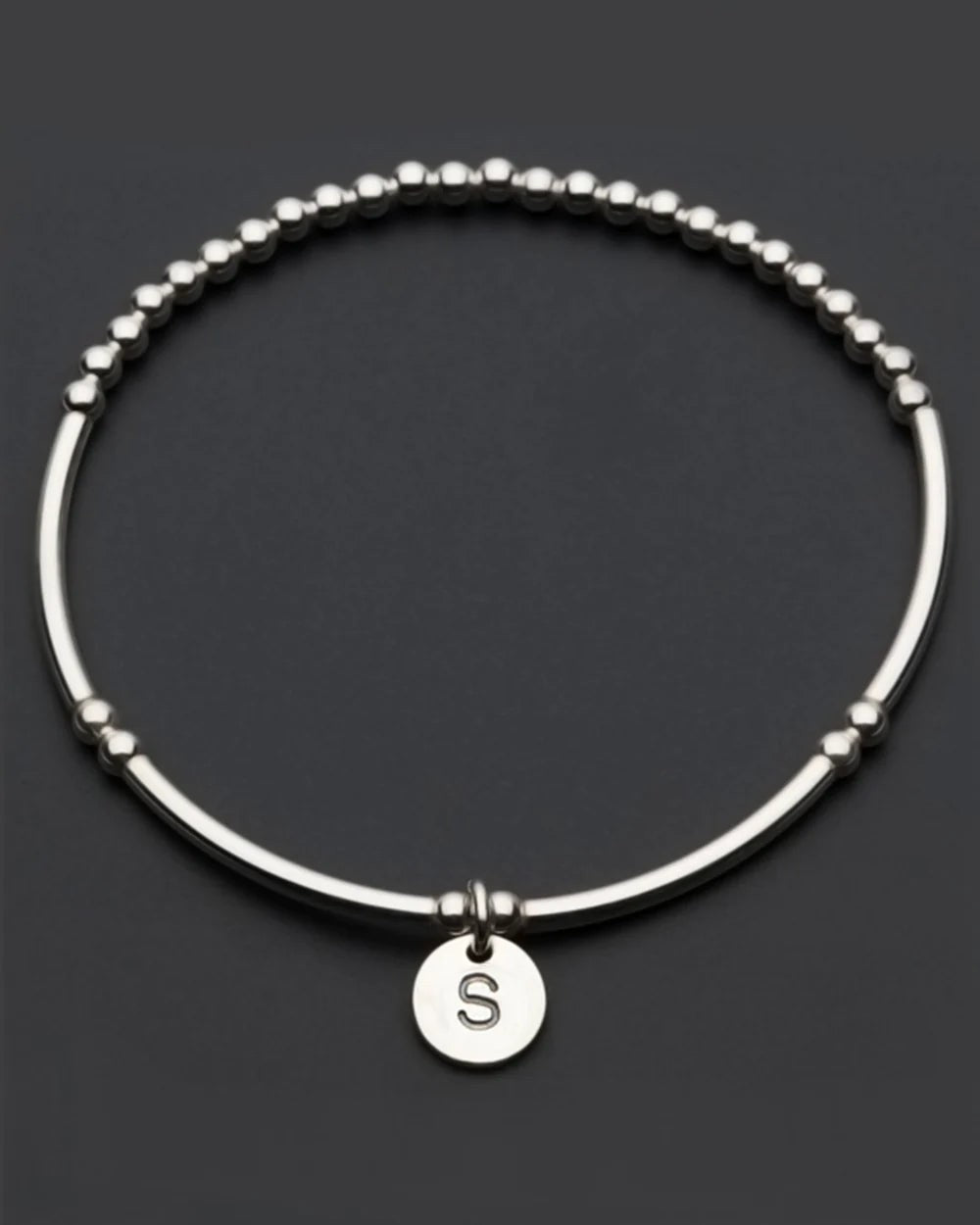 Sterling Silver - Alphabet Bracelet [sty:w]