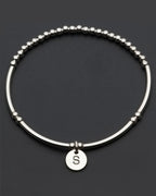Sterling Silver - Alphabet Bracelet [sty:w]