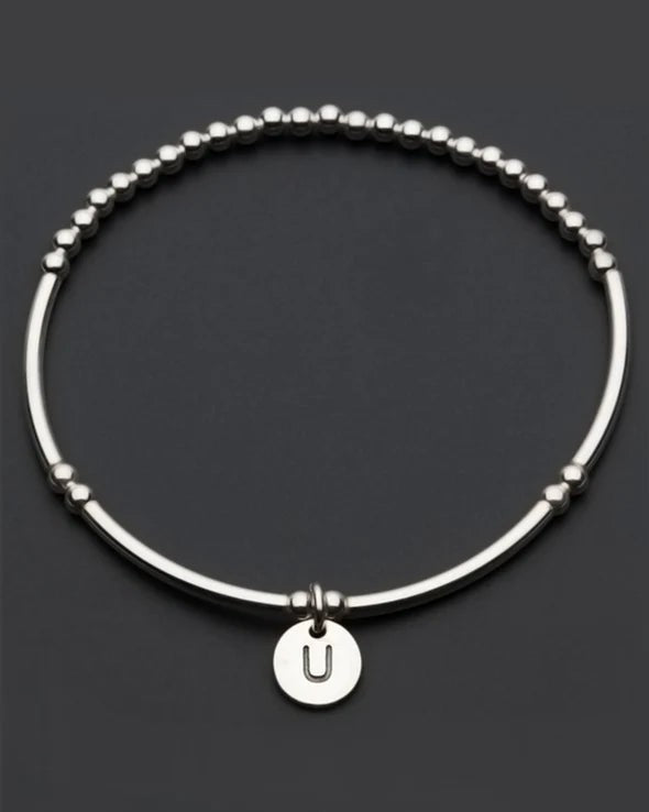 Sterling Silver - Alphabet Bracelet [sty:y]