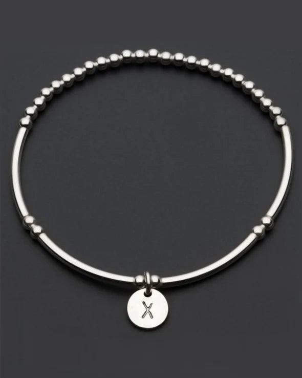 Sterling Silver - Alphabet Bracelet [sty:z]