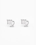 Sterling Silver Zodiac Earring - Virgo [sty:virgo]