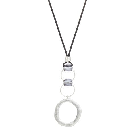 Zen Necklaces Silver 3 Circle  