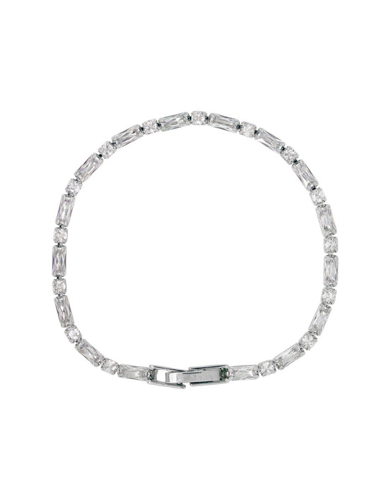 Silver Crystal Catherine Bracelet 