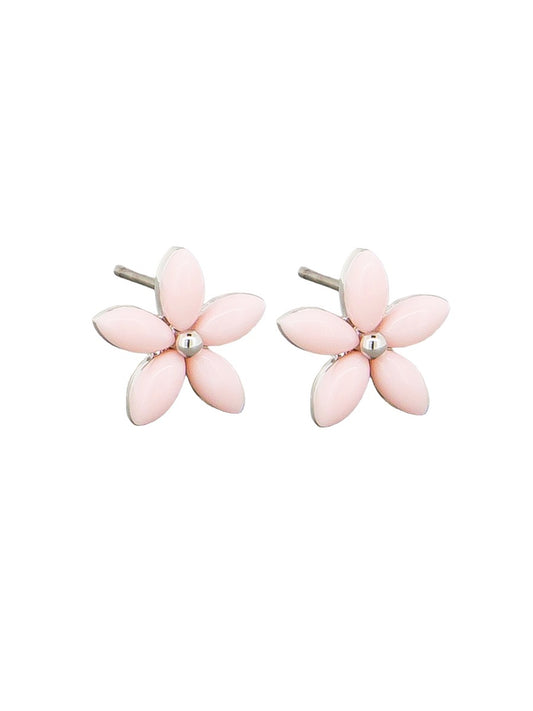 Tiger Tree Pink Petal Flower Stud