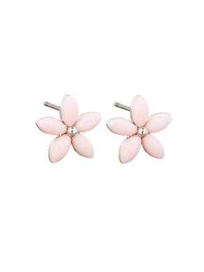 Tiger Tree Pink Petal Flower Stud