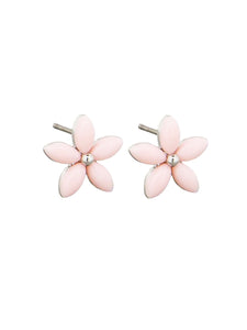 Tiger Tree Pink Petal Flower Stud