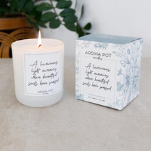 Load image into Gallery viewer, Aroma Pot Sympathy Memorial Candle - Lemon Myrtle
