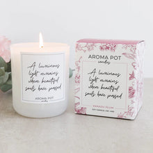 Load image into Gallery viewer, Aroma Pot Sympathy Memorial Candle Kakadu Plum
