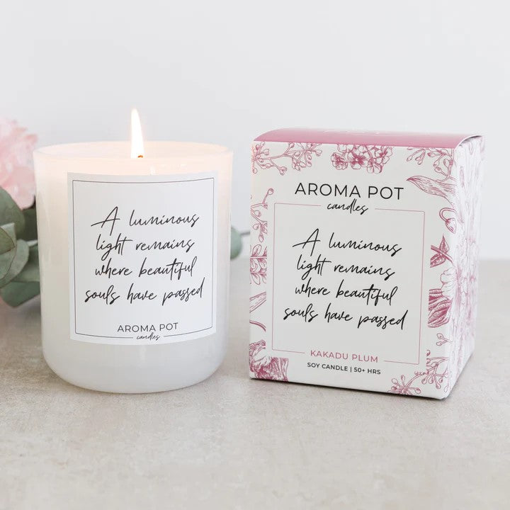 Aroma Pot Sympathy Memorial Candle Kakadu Plum