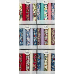 Ladies Handkerchiefs Box Of 5 Assorted