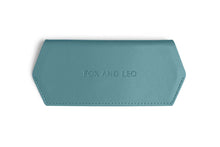 Load image into Gallery viewer, Fox &amp; Leo Glasses Case - Teal
