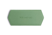 Load image into Gallery viewer, Fox &amp; Leo Glasses Case - Sage
