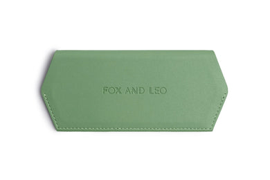 Fox & Leo Glasses Case - Sage