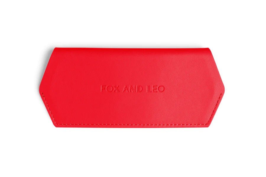 Fox & Leo Glasses Case - Poppy
