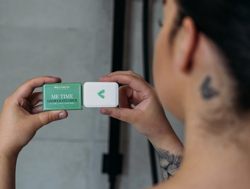 Wild Emery Shower Steamer Me Time