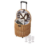 Blue Lagoon 4 Person Trolley Picnic Basket 
